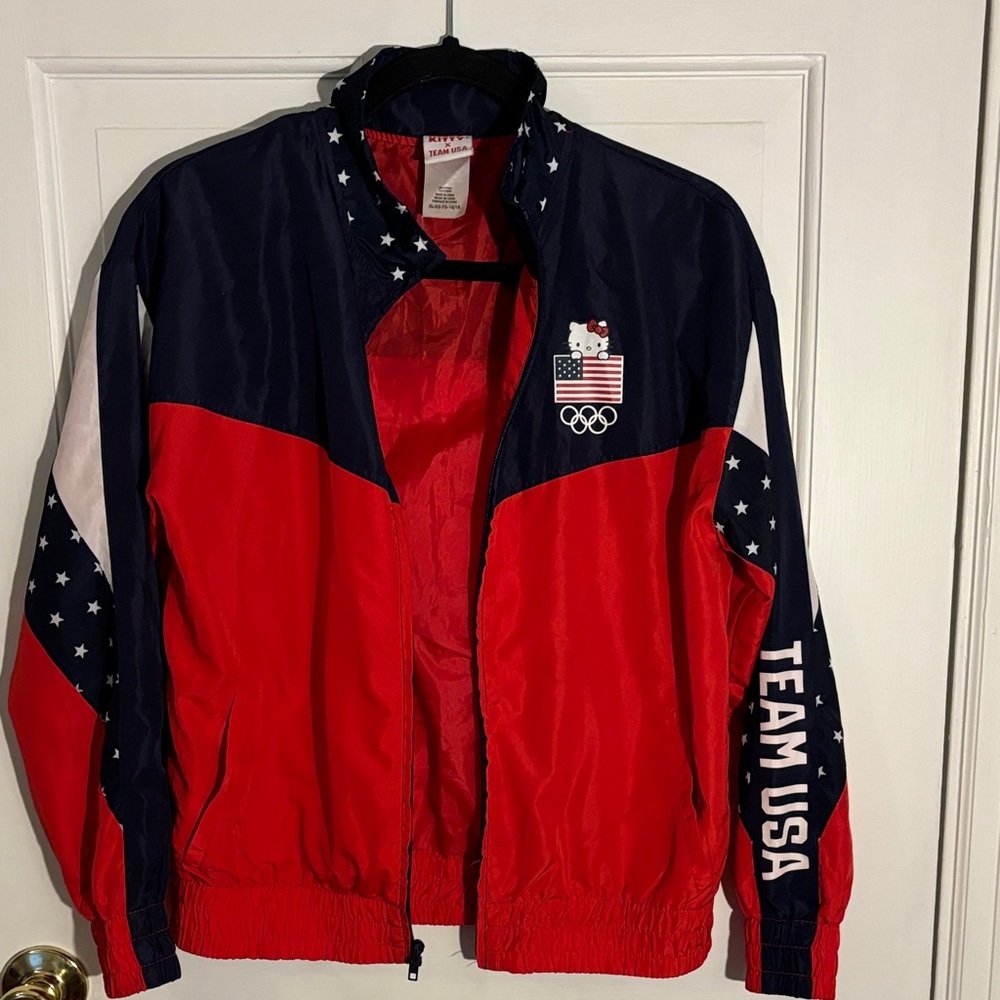 Team USA Red and Blue Jacket Hello Kitty